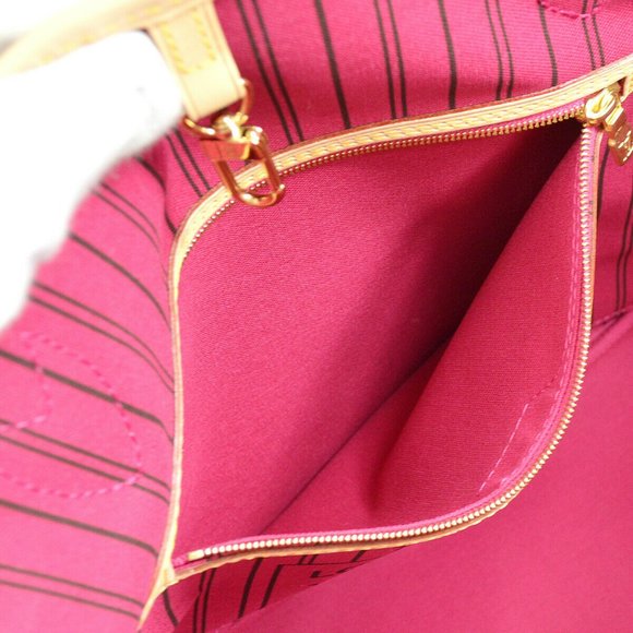 Auth NEW Louis Vuitton Neverfull MM monogram pivone with wallet pouch pivone - Picture 10 of 13